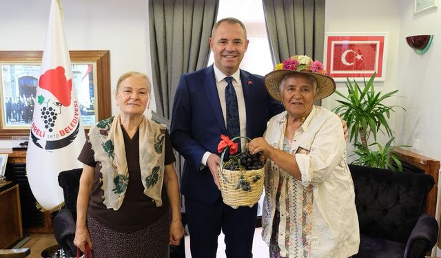 Üzüm Ana’dan Başkan Bulut’a Ziyaret