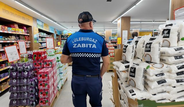 Lüleburgaz Belediyesi’nden Marketlere Atık Denetimi!