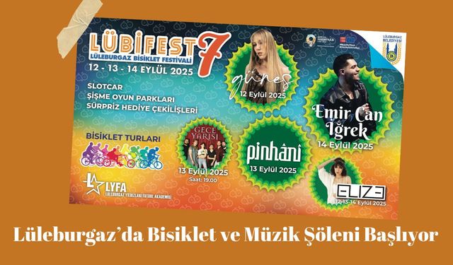 Lüleburgaz’da Bisiklet ve Müzik Şöleni Başlıyor