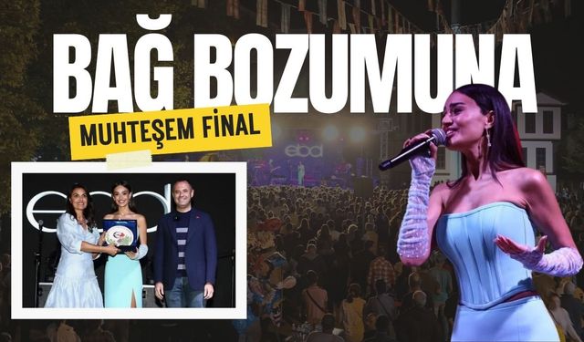 Kırklareli’nde Bağ Bozumuna Muhteşem Final