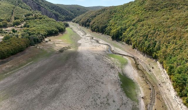 Kazandere Barajı Kuruma Noktasına Geldi