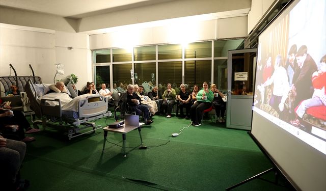 Kırklareli’nde Hastalar Sinema Geceleriyle Moral Buluyor