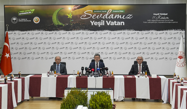 1 Yılda 550 Milyon Fidan ve Tohumu Toprakla Buluşacak