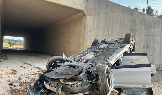 Otoyolda Feci Görüntüler; 4 Yaralı