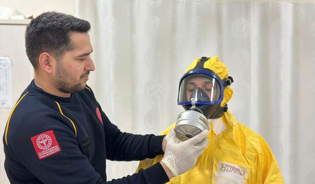 Kırklareli Eğitim ve Araştırma Hastanesinde KBRN Tatbikatı Yapıldı
