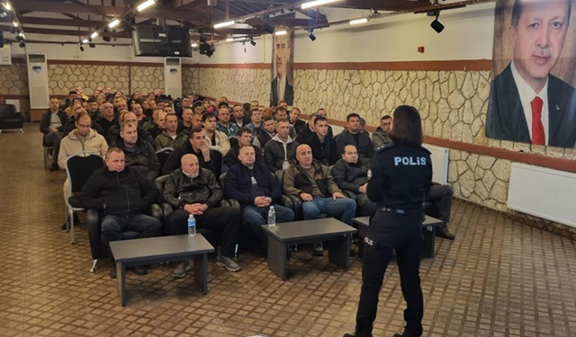 KIRKLARELİ; Özel Güvenlik Görevlilerine Eğitim