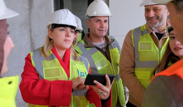 Rektör Ak Kütüphane Ve Kongre Merkezi Binası İnşaatında İncelemede Bulundu