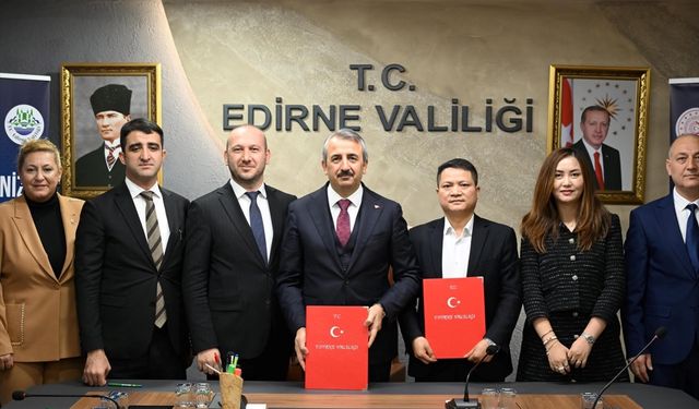 Edirne OSB’de Çinli Firmanın Yatırımında 1660 Kişi İstihdam Edilecek