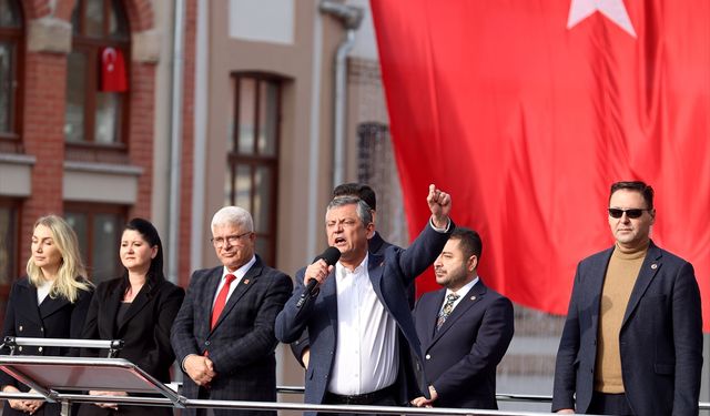 CHP Lideri Özel Edirne’deydi