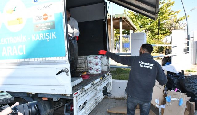 Lüleburgaz Mobil Atık Toplama’da Yeni Sisteme Geçiyor