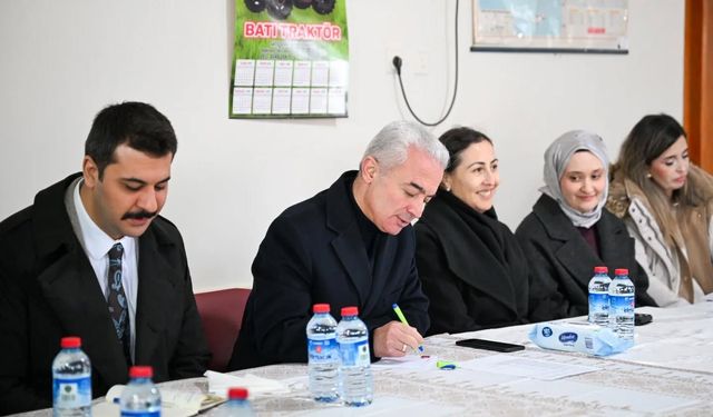 Vali Turan Çalışmaları Yerinde İnceledi