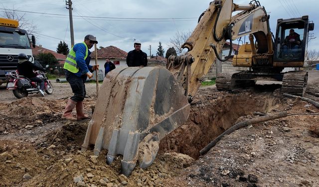 LÜLEBURGAZ; Durak Mahallesi’nde Kanalizasyon Çalışmaları