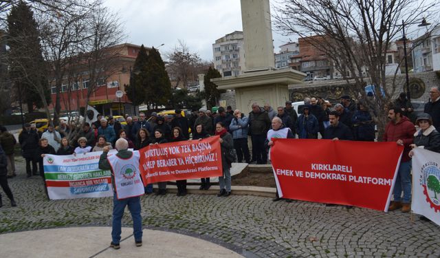 Kırklareli’nde Emekliler İsyan Ettiler