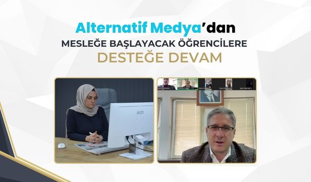 Alternatif Medya’dan Mesleğe Başlayacak Öğrencilere Destek
