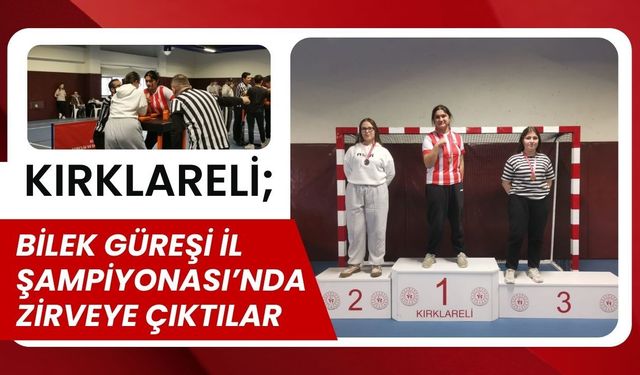 Bilek Güreşi İl Şampiyonası’nda Zirveye Çıktılar