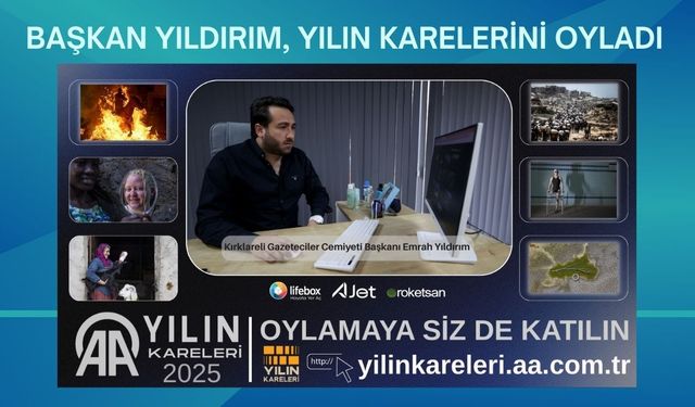 Başkan Yıldırım Yılın Karelerini Oyladı