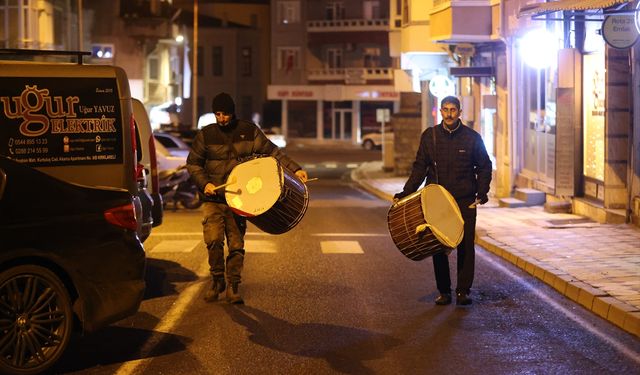 Kırklareli'nde Ramazan Davulcularının Mesaisi Başladı