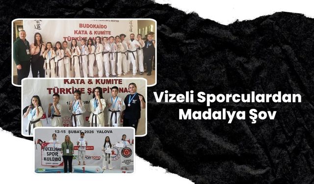 Vizeli Sporculardan Madalya Şov