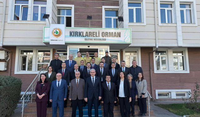 Genel Müdür Karacabey’den Kırklareli Orman İşletme Müdürlüğü’ne Ziyaret