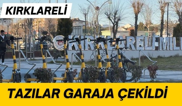 Kırklareli'nde Tazılar, Garaja Çekildi
