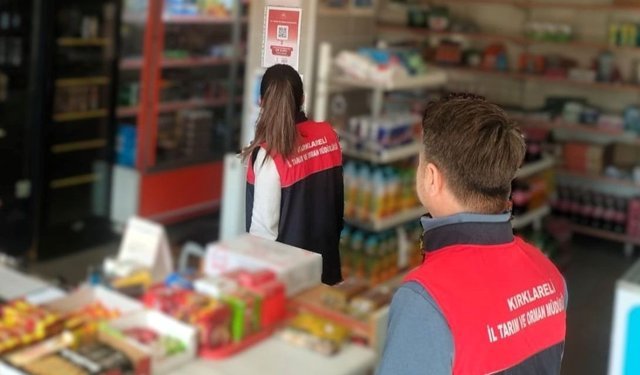 Pehlivanköy’de Gıda İşletmeleri Denetlendi