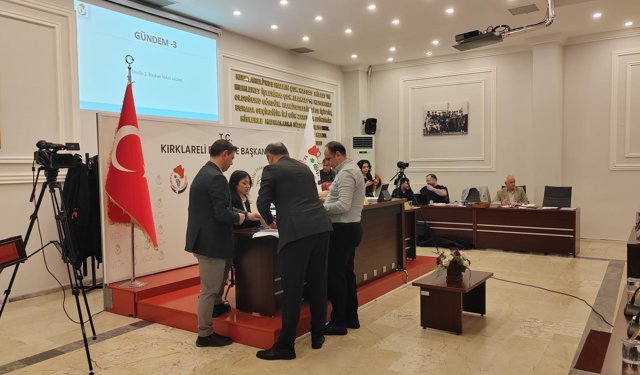 Kırklareli Belediye Meclisinde Üye Seçimleri Yapıldı