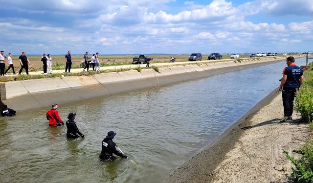 Edirne'de Sulama Kanalına Düşen Kişiden Acı Haber