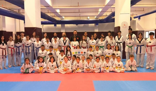 Yamaner Spor Kulübü'nde Kuşak Terfi Heyecanı