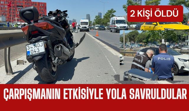 Çarpışmanın Etkisiyle Yola Savruldular; 2 Ölü