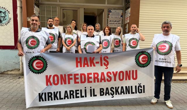 HAK-İŞ Kırklareli İl Başkanlığı: “15 Temmuz’u Unutmadık, Unutmayacağız, Unutturmayacağız”