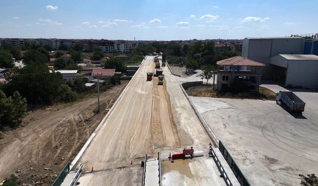 Lüleburgaz’da Kuzeybatı Çevre Yolunda Sona Yaklaşılıyor