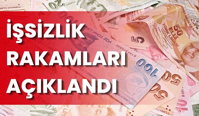 İşsizlik Rakamları Açıklandı