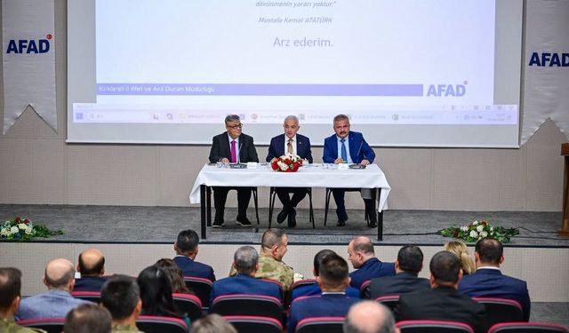 Kırklareli’nde Afetlere Hazırlık Konuşuldu
