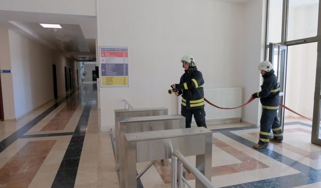 KLÜ’de Yangın Tatbikatı