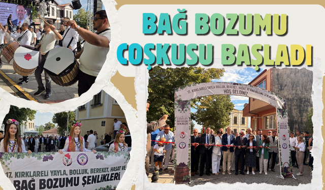 Bağ Bozumu Coşkusu Başladı