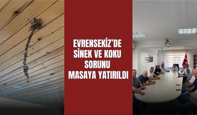 Evrensekiz’de Sinek Ve Koku Sorunu Masaya Yatırıldı
