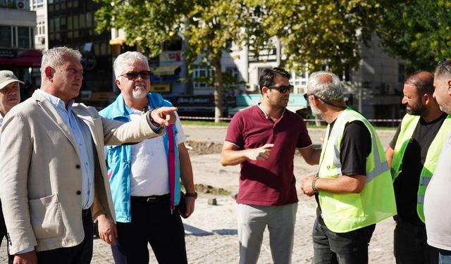Lüleburgaz'da Kongre Meydanı Yenileniyor