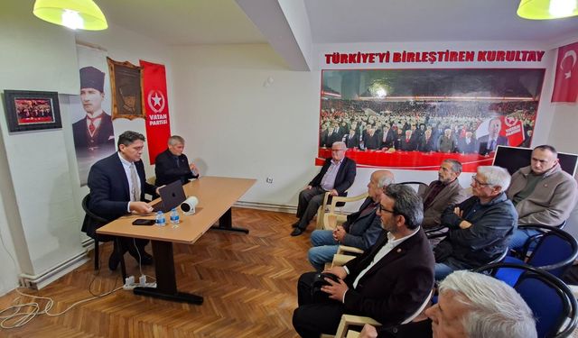 Vatan Partisi Genel Başkan Yardımcısı Kırklareli’ndeydi