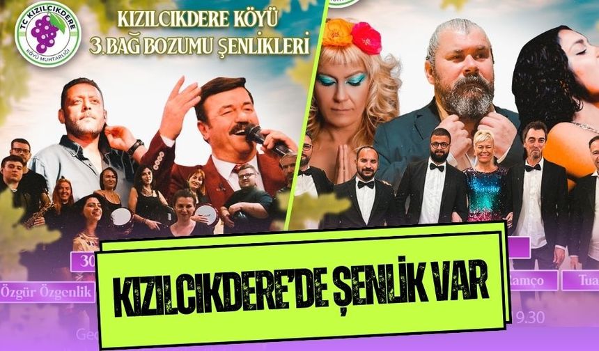 Kızılcıkdere’de Şenlik Var!