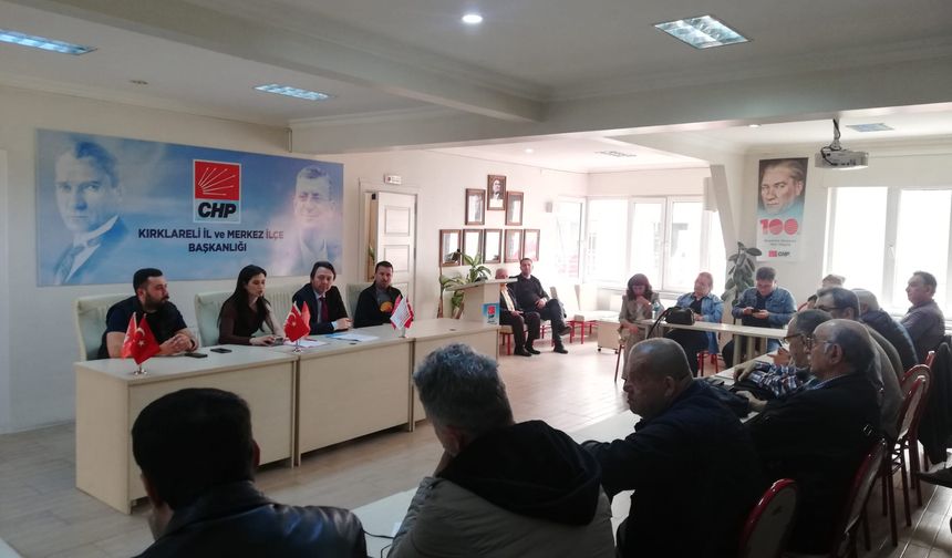 CHP’de Haftalık Toplantının Gündemi Çalıştaydı