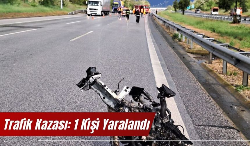 Kırklareli'nde Trafik Kazası: 1 Kişi Yaralandı