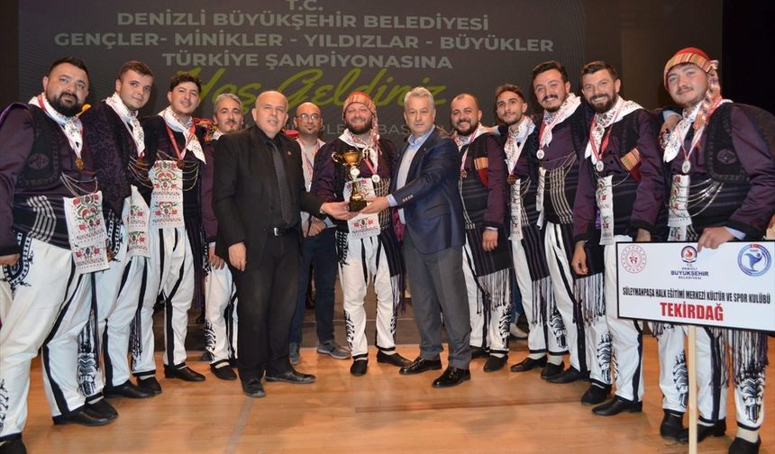 Tekirdağ Halk Oyunları Ekibi Türkiye Şampiyonu Oldu