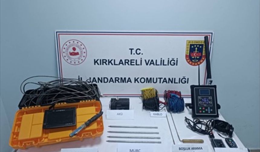 Kırklareli'nde  Uyuşturucu ve Kaçak Kazı Operasyonu