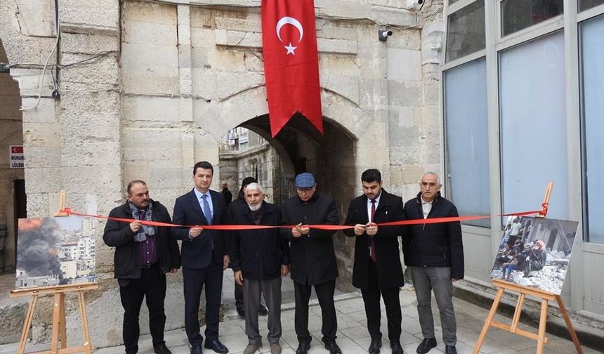 Lüleburgaz'da "Gazze Soykırımı" fotoğraf sergisi açıldı