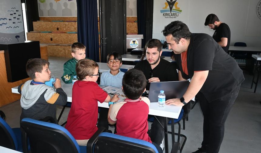 İstasyon Kırklareli’nde Bu Kez Robotik Kodlama Eğitimi Verildi