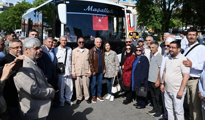 Lüleburgaz’dan Kutsal Topraklara Uğurlandılar