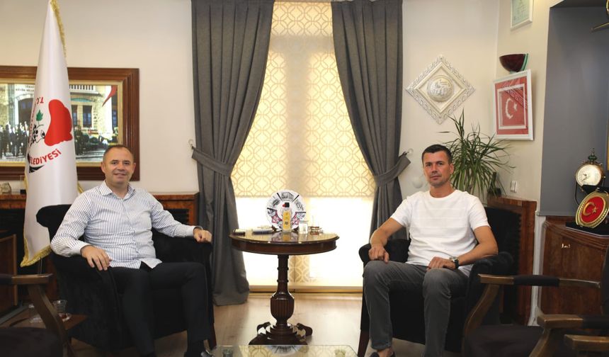 Ömer Topuz’dan Başkan Bulut’a Ziyaret