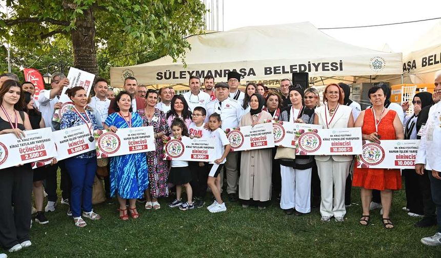 Hünerli Ellerin Kirazlı Lezzetleri Festival İçin Yarıştı