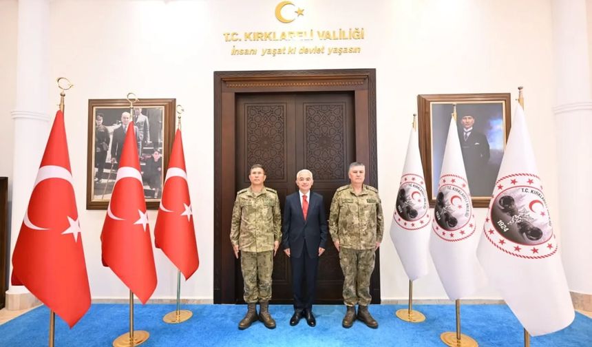 Orgeneral Ersay’dan Vali Turan’a Ziyaret
