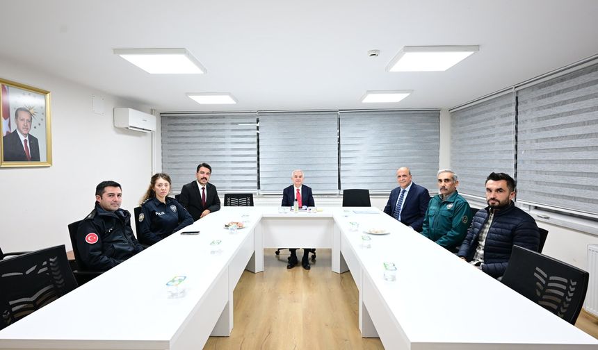 Vali Turan, Dereköy Gümrük Müdürlüğü'nde İncelemelerde Bulundu